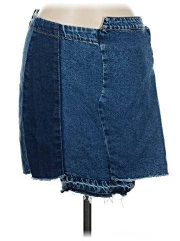 Zara TRF Denim Skirt (view 1)