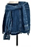 Zara TRF Blue Denim Skirt Size M - photo 2