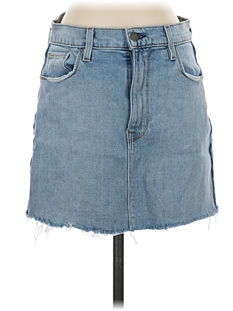 Pre-owned Hudson Denim Skirt In Blue