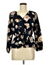 Moa Moa Black 3/4 Sleeve Blouse Size M - photo 1