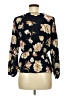 Moa Moa Black 3/4 Sleeve Blouse Size M - photo 2
