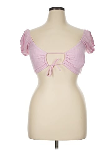 Pink Lily Short Sleeve Top (view 1)