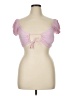 Pink Lily Pink Short Sleeve Top Size XL - photo 1