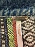 Free People 100% Cotton Stripes Blue Denim Jacket Size 6 - photo 6