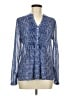 HD in Paris 100% Polyester Blue Long Sleeve Blouse Size 6 - photo 1