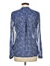 HD in Paris 100% Polyester Blue Long Sleeve Blouse Size 6 - photo 2