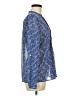 HD in Paris 100% Polyester Blue Long Sleeve Blouse Size 6 - photo 4