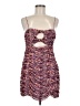Zara 100% Polyester Purple Cocktail Dress Size M - photo 1