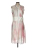 Elie Tahari Graphic White Cocktail Dress Size 10 - photo 1