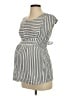 Seraphine 100% Cotton Stripes Gray Sleeveless Top Size 2 Maternity - photo 1