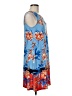 MSK Print Blue Casual Dress Size M (petite) - photo 4