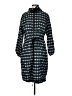 Paco Rabanne 100% Nylon Teal Coat Size M - photo 1