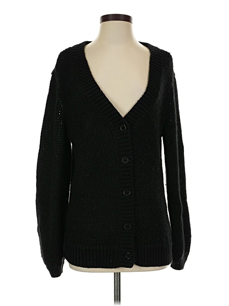 Pre-owned Lovers & Friends Cardigan Sweater In Black