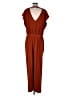 A New Day Solid Brown Jumpsuit Size XXL - photo 2