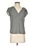 H&M Conscious 100% Polyester Gray Short Sleeve Top Size 2 - photo 1