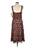 Karin Stevens 100% Polyester Print Brown Casual Dress Size 10 - photo 2