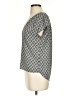 H&M Conscious 100% Polyester Gray Short Sleeve Top Size 2 - photo 5