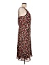 Karin Stevens 100% Polyester Print Brown Casual Dress Size 10 - photo 4