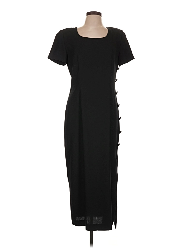 Pre-owned Leslie Fay Casual Dress In Black
