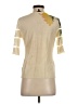 Escada 100% Polyamide Yellow Short Sleeve Blouse Size S - photo 2