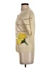 Escada 100% Polyamide Yellow Short Sleeve Blouse Size S - photo 5