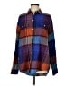Gap 100% Cotton Plaid Blue Long Sleeve Button-Down Shirt Size M (tall) - photo 1