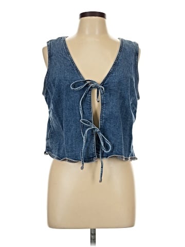 American Eagle Outfitters Denim Vest (view 1)