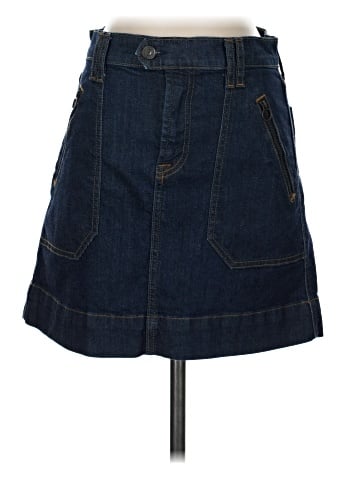 7 For All Mankind Denim Skirt (view 1)