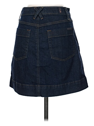 7 For All Mankind Denim Skirt (view 2)