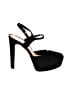 Stuart Weitzman 100% Leather Black Heels Size 9 1/2 - photo 1