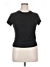 Sampeel Solid Black Short Sleeve T-Shirt Size XL - photo 1