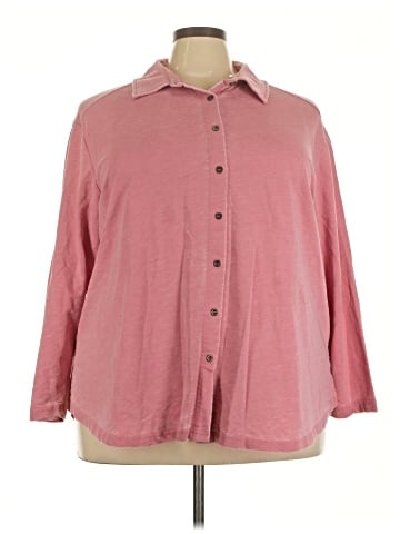 Jane and Delancey 3/4 Sleeve Button-Down Shirt (view 1)