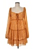 Forever 21 100% Polyester Paisley Orange Casual Dress Size M - photo 1