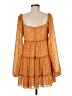 Forever 21 100% Polyester Paisley Orange Casual Dress Size M - photo 2