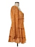 Forever 21 100% Polyester Paisley Orange Casual Dress Size M - photo 4
