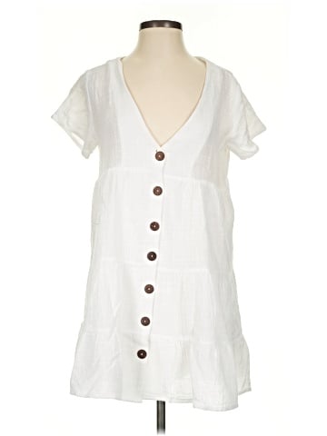 Olivaceous Casual Dress (view 1)