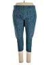 Logo Layers Animal Print Blue Active Pants Size 3X - photo 1