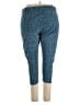 Logo Layers Animal Print Blue Active Pants Size 3X - photo 2