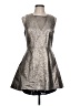 Sachin + Babi Metallic Silver Cocktail Dress Size 10 - photo 1