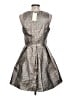 Sachin + Babi Metallic Silver Cocktail Dress Size 10 - photo 2