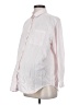 Storq White Long Sleeve Button-Down Shirt Size Sm Maternity (2) - photo 1