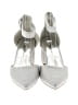 Shoe Land Metallic Silver Heels Size 7 1/2 - photo 2