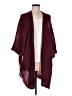 True Craft 100% Acrylic Burgundy Poncho Size M - photo 1