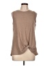 Iwollence Tan Sleeveless T-Shirt Size L - photo 1