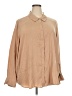 Universal Standard Tan Long Sleeve Blouse Size 24 (XL) - photo 1