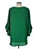 Joh 100% Polyester Green 3/4 Sleeve Blouse Size L - photo 2