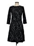 Taylor Tweed Black Cocktail Dress Size 2 - photo 1