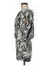 Ali Miles Silver 3/4 Sleeve Top Size M - photo 5