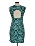 mYTH Paisley Teal Cocktail Dress Size L - photo 2