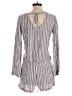 Cloth & Stone Stripes Gray Romper Size XS - photo 2